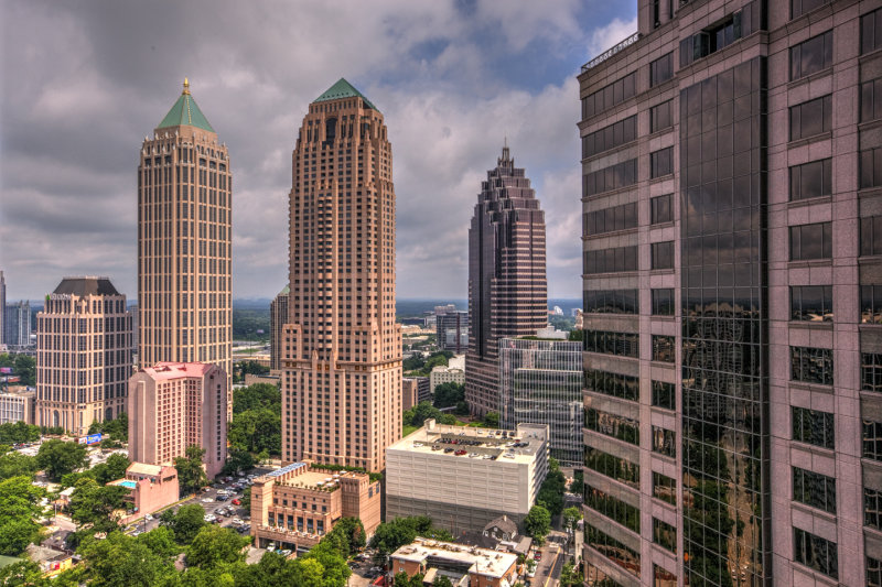 View From The Balcony,1080 Peachtree Street
