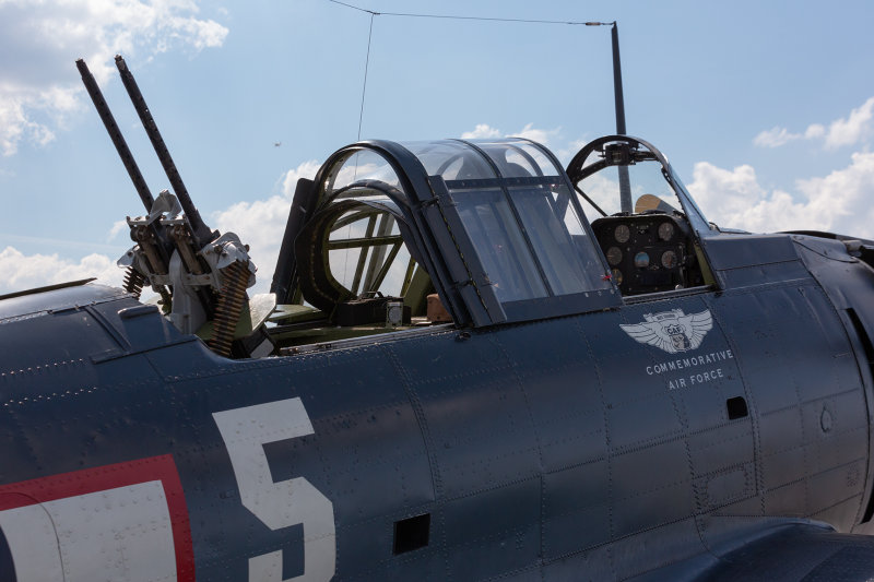 US Navy SBD Douglas Dauntless Dive Bomber, Rear Gun Position