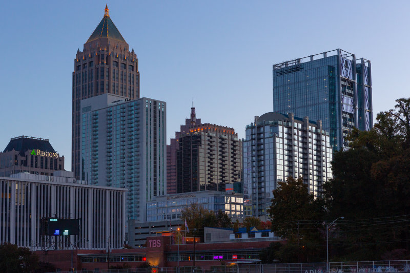 Atlanta Midtown Skyline, Early Morning