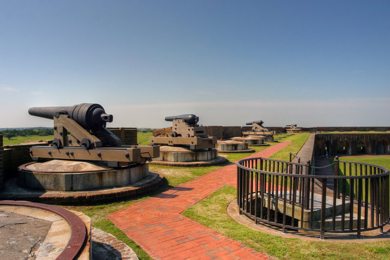 Fort Pulaski, Parapet