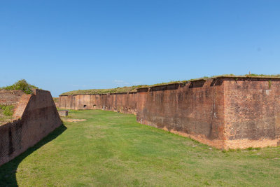 Fort Morgan, Exterior Face