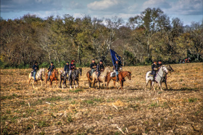 Spring Hill, General George H. Thomas And Staff
