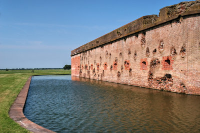 Fort Pulaski, Curtain Wall