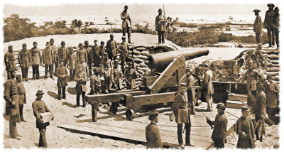 Confederate Sand Batteries Near Fort Barrancas, 1861