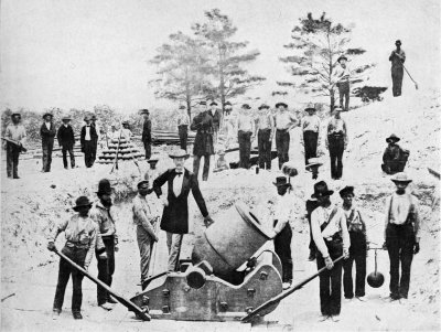 Confederate Sand Batteries near Fort Barrancas, 1861