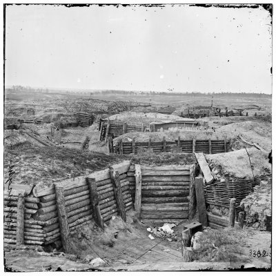 Interior of Confederate Works, Petersburg