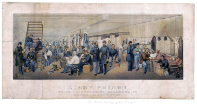 Union Prisoners At Libby Prison, Richmond, 1862
