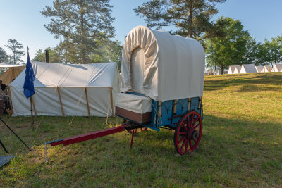 Federal Camp, Two-Wheeled Wagon 