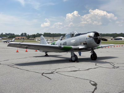 US Navy SNJ Advanced Training Aircraft