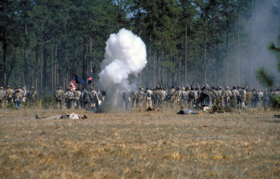 Confederate Assault, Olustee