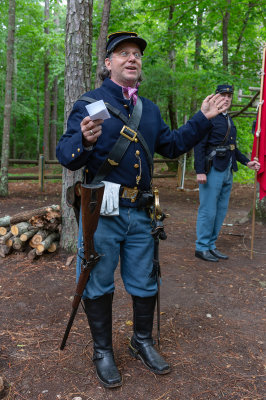 Federal Cavalryman Serving As Courier