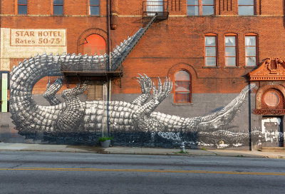 Atlanta Alligator Street Art