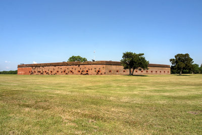 Fort Pulaski 1, Sea Face With Bombardment Damage