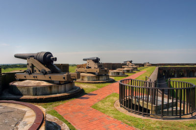 Fort Pulaski, Parapet