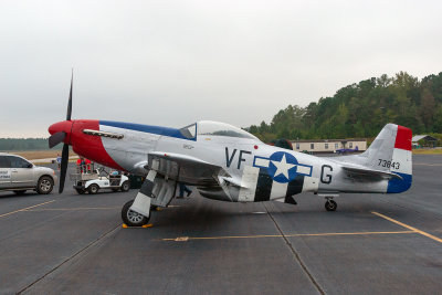P51 Mustang, Red Nose