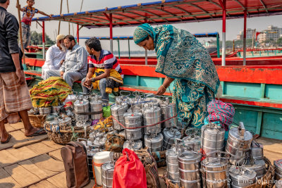 Delivering the Tiffins by Ferry