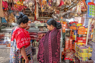 Shopping at the Temple