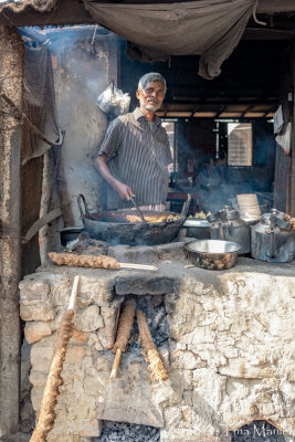 Dung Sticks Used for Fuel