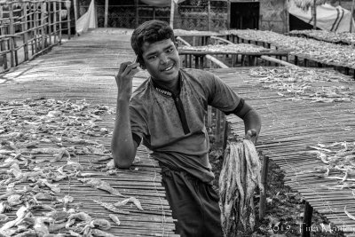 Selling Dried Fish