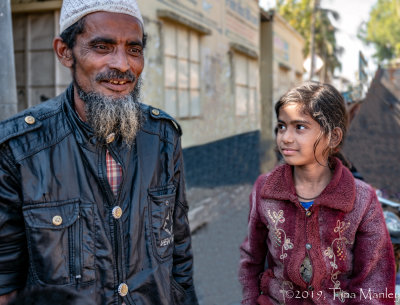 Father and Daughter at the Fish Market
