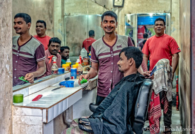 Barbershop in the Mirror