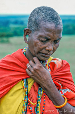Maasai Woman with Pierced Ears