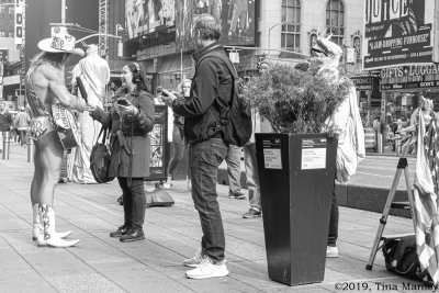 Statues and Cowboy
