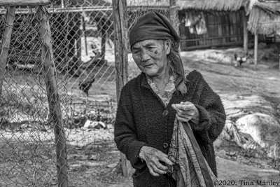 Hmong Craftswoman with Bag
