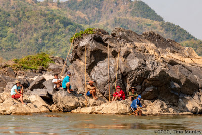 Fishermen on the Mekong