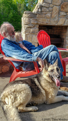 Enjoying the Patio