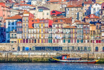 Port Boats in Porto, Portugal.