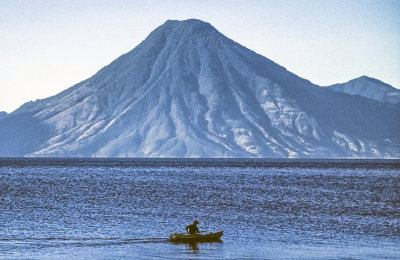 Toliman Volcano and Fisherman