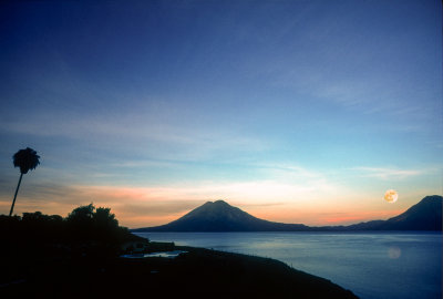 Sunset at Lake Atitlan