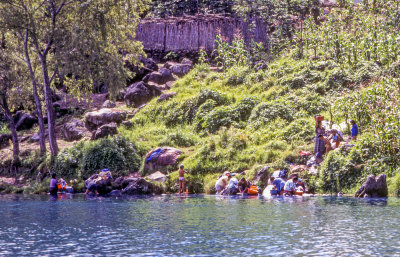 Washing, Lake Atitlan