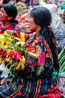 Flower Market, Chichicastenango