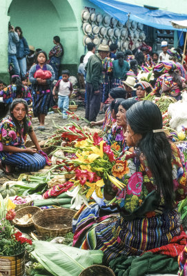 Flower Market, Chichicastenango