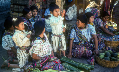 Santiago Atitlan Market Helpers