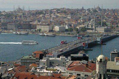 Istanbul, Galata bridge and the Golden Horn