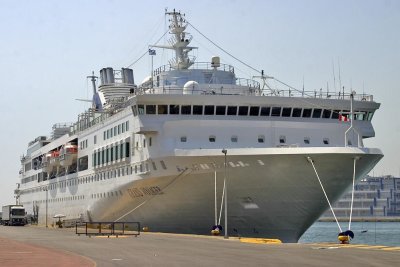 Grand Voyager at Pireus harbour, Athens