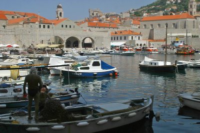 Dubrovnik Old Town harbour