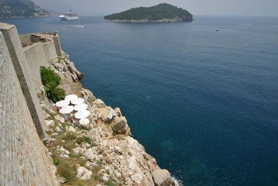 Dubrovnik Old Town, that's Lokrum island