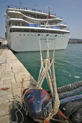 the Grand Voyager at Dubrovnik harbour