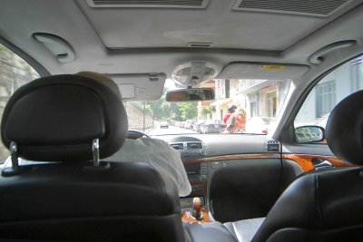 At Corfu, going to the airport by taxi. As an aviation enthusiast I wanted to go there :)