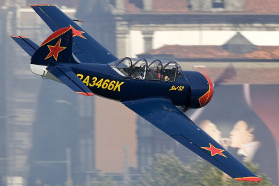 SmokeWings, portuguese aerobatic team using  2 Yak-52's