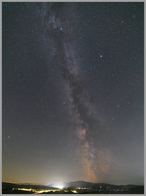 Milky Way above the Rhinogydd mountain range