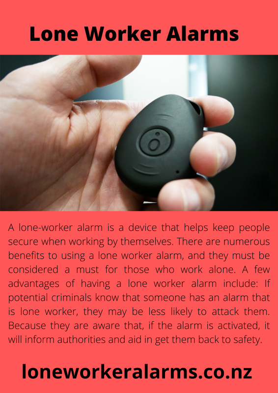 Lone Worker Alarms