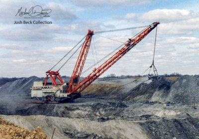 AMAX Coal Company Bucyrus Erie 2570W (Chinook Mine)