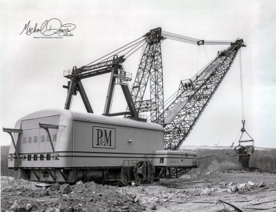 P&M Coal Company Bucyrus Erie 1450W (Paradise Mine)