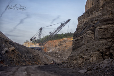 F & M Coal Bucyrus Erie 1300W (Choctaw Mine)