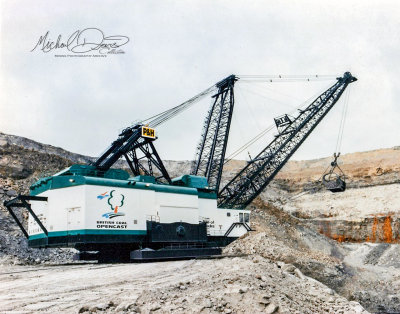 British Coal Opencast P&H 757 (Stobswood Mine)
